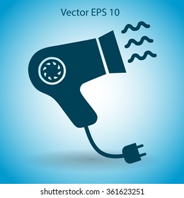 Blow-dry vector icon