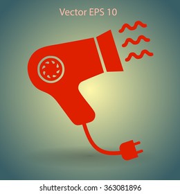 Blow-dry vector icon