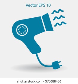 Blow-dry vector icon