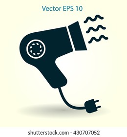 Blow-dry vector icon