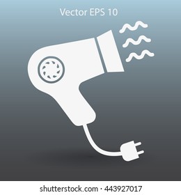 Blow-dry vector icon