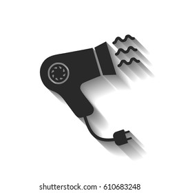 Blow-dry vector icon