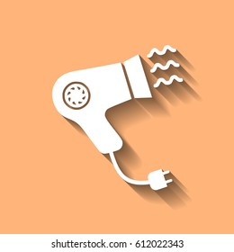 Blow-dry vector icon