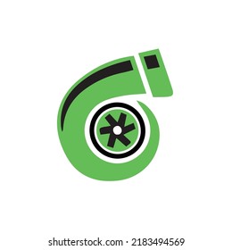 Blower Fan logo icon vector template, blower isolated icon. simple element illustration from electronic devices concept icons.