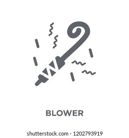 Blower icon. Blower design concept from Birthday and Party collection. Simple element vector illustration on white background.