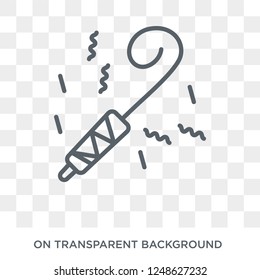 Blower icon. Blower design concept from Birthday and Party collection. Simple element vector illustration on transparent background.