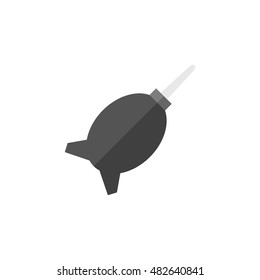 Blower icon in flat color style. Photography repair maintenance tool equipment