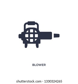 blower icon. Simple element illustration from birthday party and wedding concept. blower editable symbol design on white background. Can be use for web and mobile.