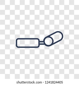 Blower icon. Trendy linear Blower logo concept on transparent background from Birthday party and wedding collection