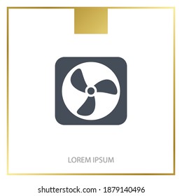 blower icon. Vector illustration EPS 10.