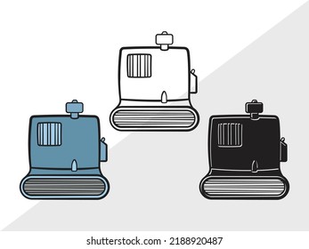 Blower Machine Clipart SVG Printable Vector Illustration 