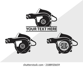 SVG-gedruckte Vektorgrafik mit blühender Maschine, Monogramm