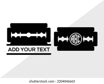 Blower Machine Monogram SVG Printable Vector Illustration