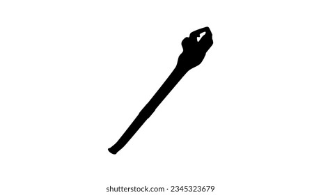 Blower silhouette, high quality vector