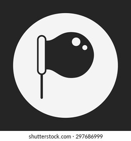 Blowing bubbles icon