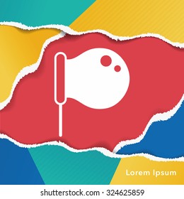 Blowing bubbles icon