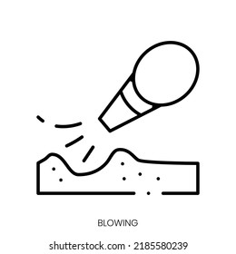 Icono de brillo. Signo de estilo lineal aislado en fondo blanco. Ilustración del vector