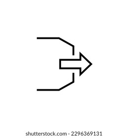 Blowing sign icon isolated on white background. Graphical symbol modern, simple, vector, icon for website design, mobile app, ui. Vector Illustration