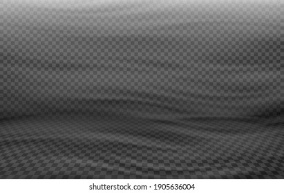 Blowing wind or strong airflow, gentle breeze, windy weather, air movement abstract depiction as semi-transparent vector effect