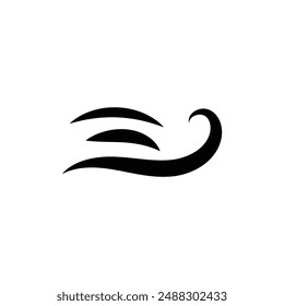Blowing wind vector icon. filled flat sign for mobile concept and web design. Wind blow glyph icon. Symbol, logo illustration. Eps file 106.