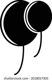 blown Icon in trendy flat style isolated on grey background.eps
