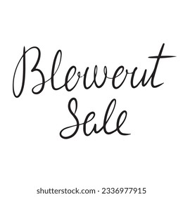 Blowout sale banner, this weekend special offer advertising banner template, vector illustration