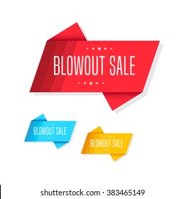 Blowout Sale Tags