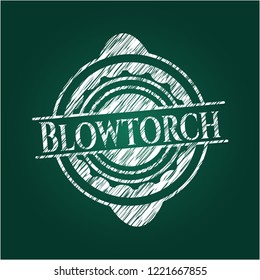 Blowtorch chalk emblem