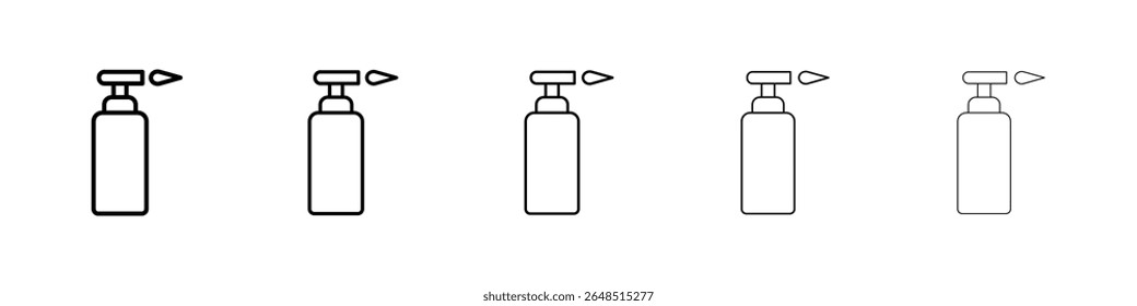 Blowtorch ícone preenchido conceito de sinal plano para web design.