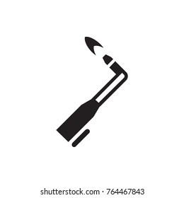 blowtorch icon illustration isolated vector sign symbol