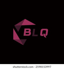 BLQ creative minimalist letter logo. BLQ unique vector initials alphabet letter logo design
