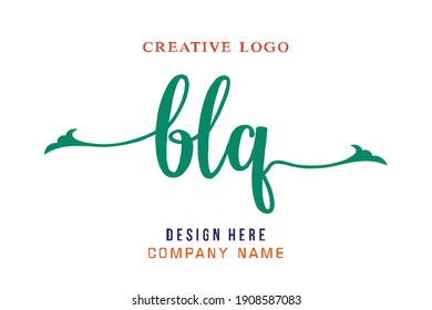 BLQ lettering logo is simple, easy to understand and authoritative