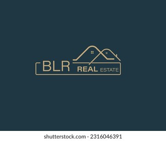 BLR Real Estate and Consultants Logo Design Vectors images. Luxury Real Estate Logo Design