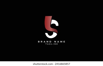 BLS, BSL, LBS, LSB, SLB, SBL, LS, SL, Abstract initial monogram letter alphabet logo design