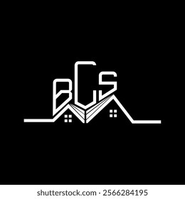 BLS Real State logo design, BLS simple and modern logo. BLS luxurious alphabet design  