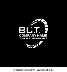 BLT letter logo creative design with vector graphic, BLT simple and modern logo. BLT luxurious alphabet design  