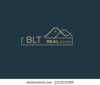 BLT Real Estate and Consultants Logo Design Vectors images. Luxury Real Estate Logo Design