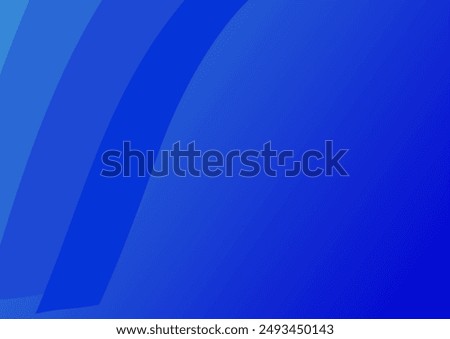 Blu abstract background with bend stripes 