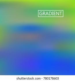 Blu iridescent holographic background. Foil rainbow texture. Abstract soft pastel colors backdrop. Trendy creative vector cosmic gradient. Vibrant print illustration. Creative neon template.