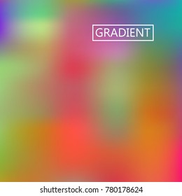 Blu iridescent holographic background. Foil rainbow texture. Abstract soft pastel colors backdrop. Trendy creative vector cosmic gradient. Vibrant print illustration. Creative neon template.