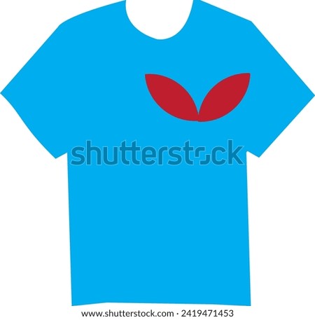 blu sky colour mock up icon and illustration