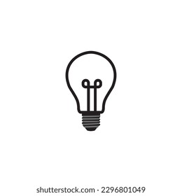 Blub, idea, light icon modern vector illustration template design symbol sign isolated on White background