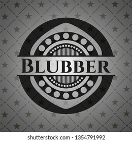 Blubber black emblem. Vintage.