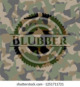 Blubber on camo pattern