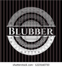 Blubber silver shiny emblem