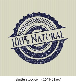 Blue 100% Natural distress rubber texture