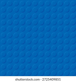 Patrón o textura inconsútil cuadrada del Vector del tablero geométrico azul del kit de construcción 3D.