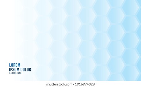 blue 3d hexagonal background medical concept design