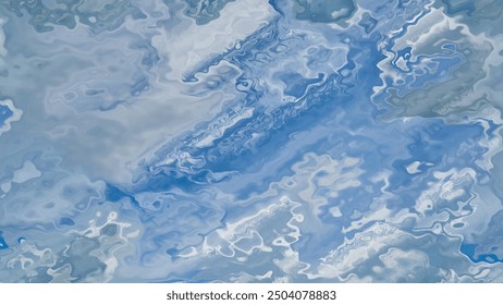Blue 3d rendered water textured wallpaper or background for your project. Water and the sun Lighting textured background or wallpaper.