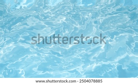 Blue 3d rendered water textured wallpaper or background for your project. Water and the sun Lighting textured background or wallpaper.